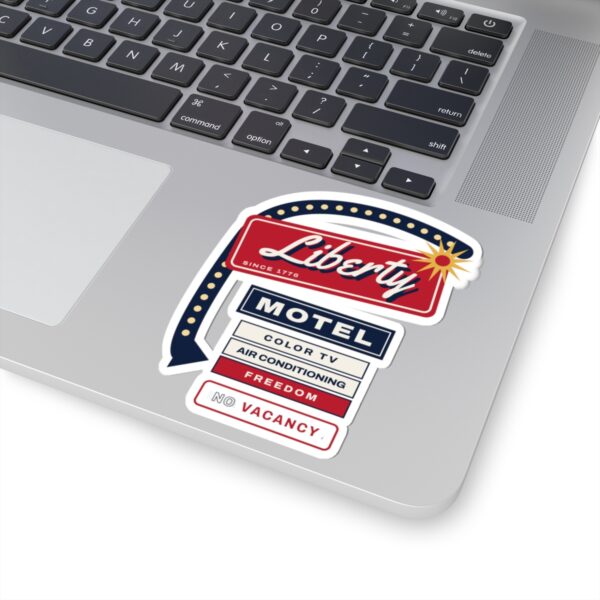 Liberty Motel Retro Americana Sticker