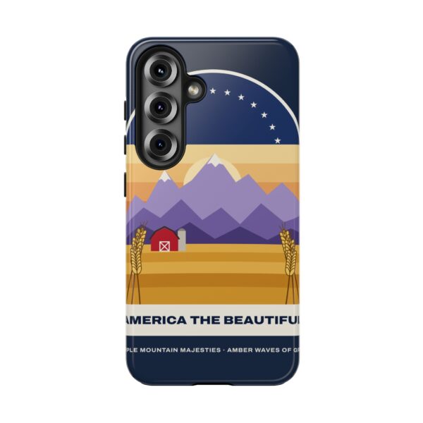 America the Beautiful Vintage Poster Tough Phone Case