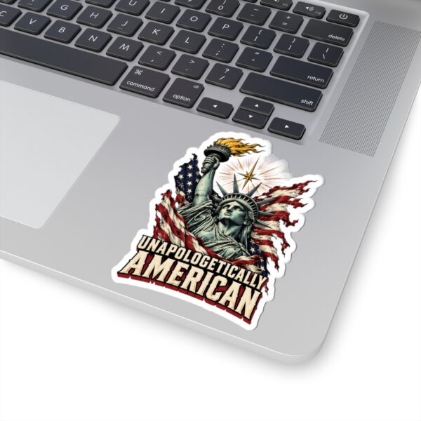 Unapologetically American Lady Liberty Sticker
