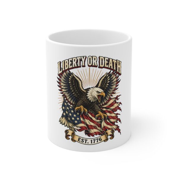 Liberty or Death Eagle Mug