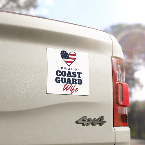 Proud Coast Guard Wife Car Magnet