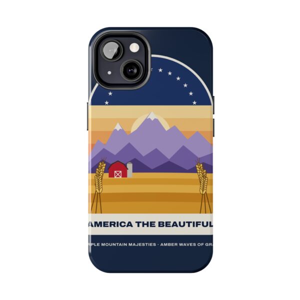 America the Beautiful Vintage Poster Tough Phone Case