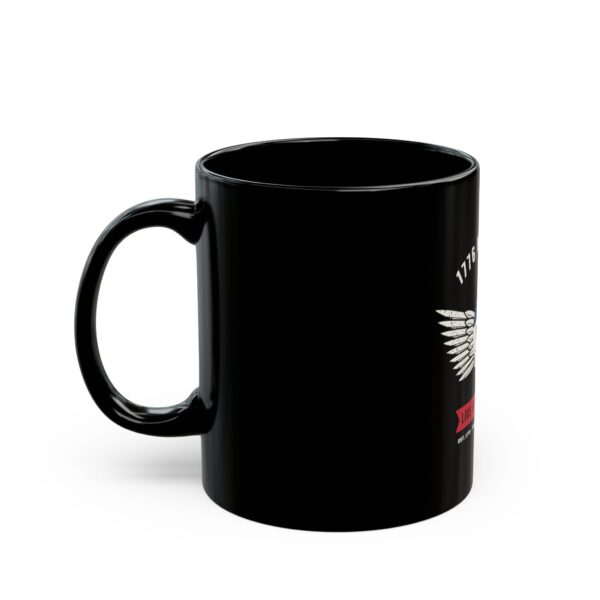 1776 Motor Co. Winged Skull Black Mug