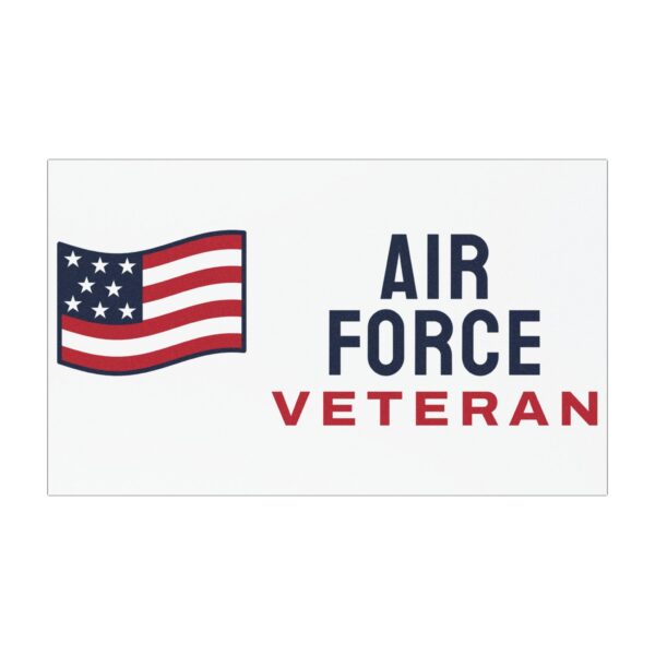 Air Force Veteran Flag Car Magnet