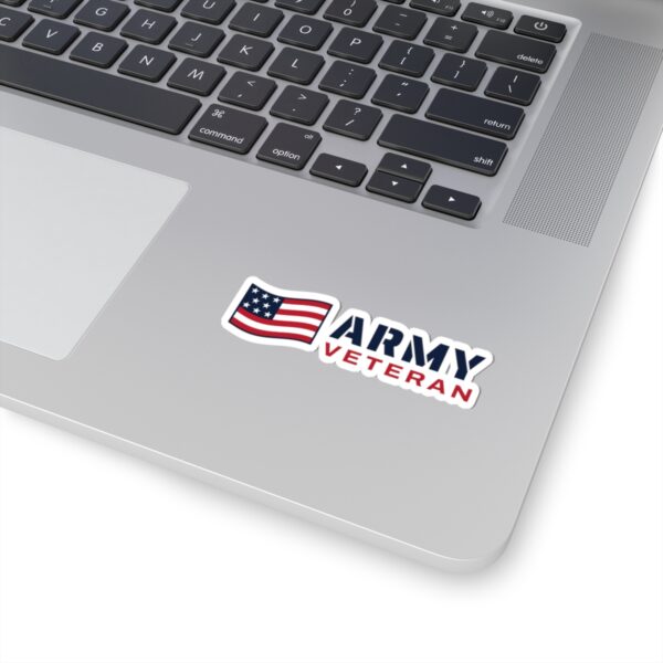 Army Veteran Flag Sticker