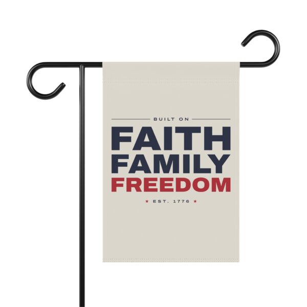 Faith Family Freedom Garden Flag