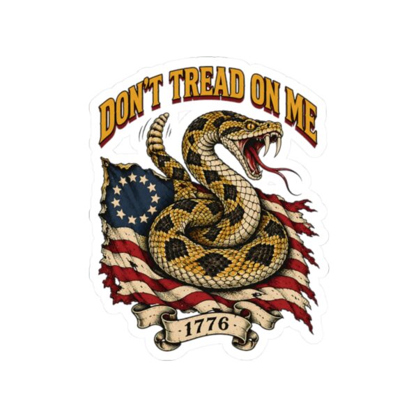 Don't Tread on Me Rattlesnake Sticker