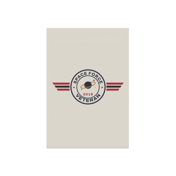 Space Force Veteran Patch Garden Flag