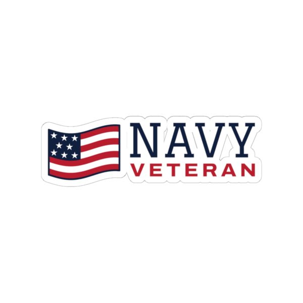 Navy Veteran Flag Sticker
