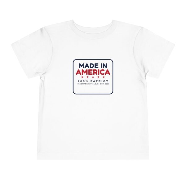 Made in America Baby Toddler Tee, White