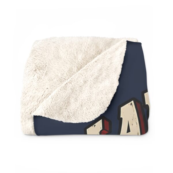 Land of the Free Bison Sherpa Fleece Blanket