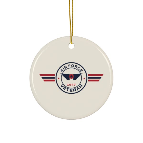 Air Force Veteran Patch Christmas Ornament