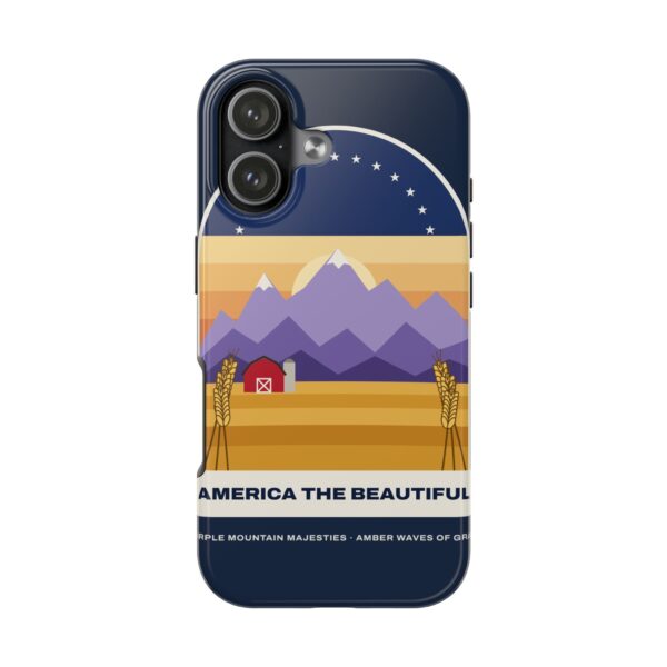 America the Beautiful Vintage Poster Tough Phone Case