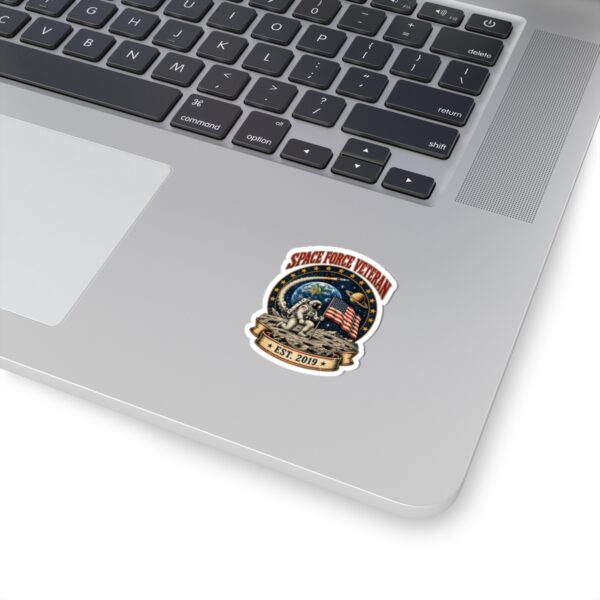 Space Force Veteran Moon Landing Sticker