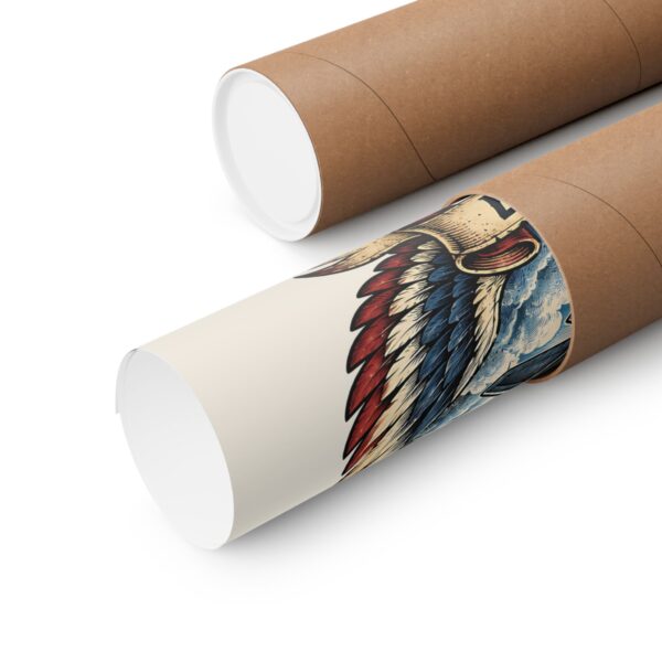Air Force Veteran Eagle & Jet Poster