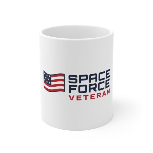 Space Force Veteran Flag Mug
