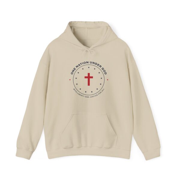 One Nation Under God Hoodie, Sand