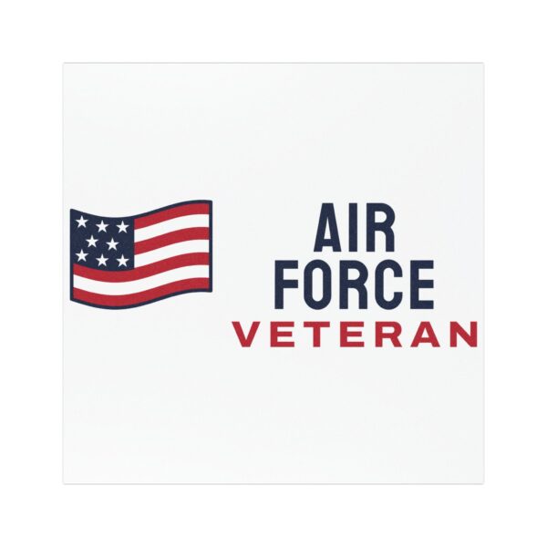 Air Force Veteran Flag Car Magnet