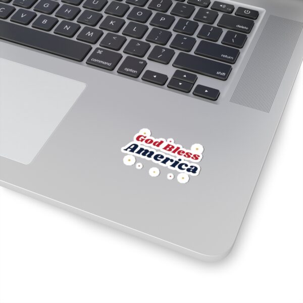 God Bless America Groovy Daisy Sticker