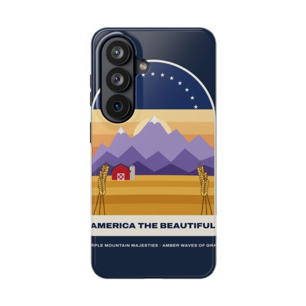 America the Beautiful Vintage Poster Tough Phone Case