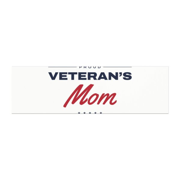 Proud Veteran's Mom Car Magnet