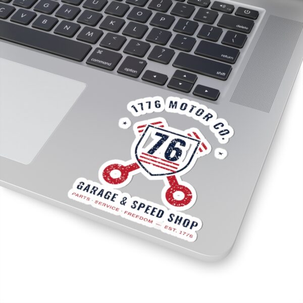 1776 Motor Co. Garage & Speed Shop Sticker