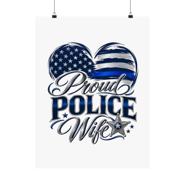 Proud Police Wife Poster