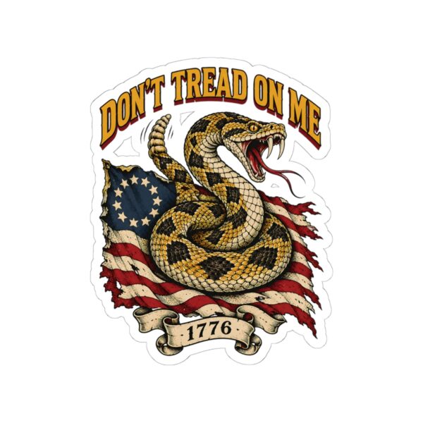 Don't Tread on Me Rattlesnake Sticker