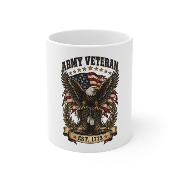 Army Veteran Eagle & Boots Mug