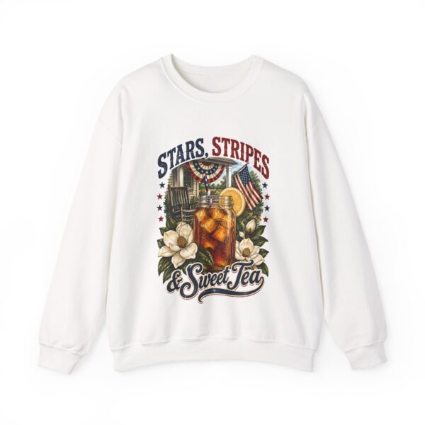 Stars, Stripes & Sweet Tea Crewneck Sweatshirt, White