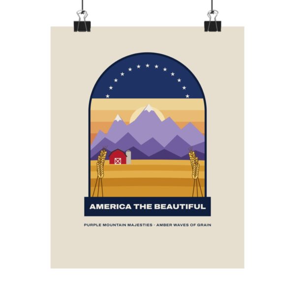 America the Beautiful Print Poster