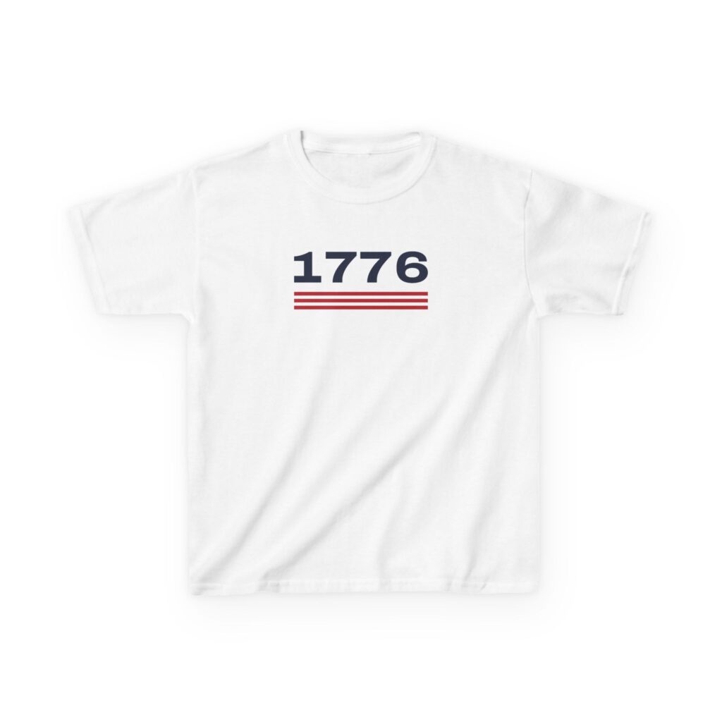 America Stars & Stripes Youth Tee, Back Print