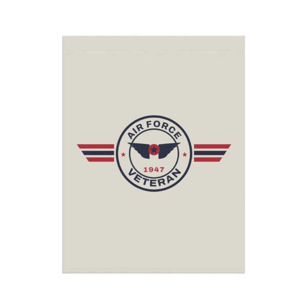 Air Force Veteran Patch Garden Flag