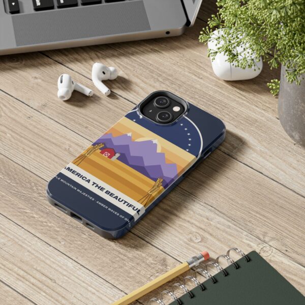 America the Beautiful Vintage Poster Tough Phone Case