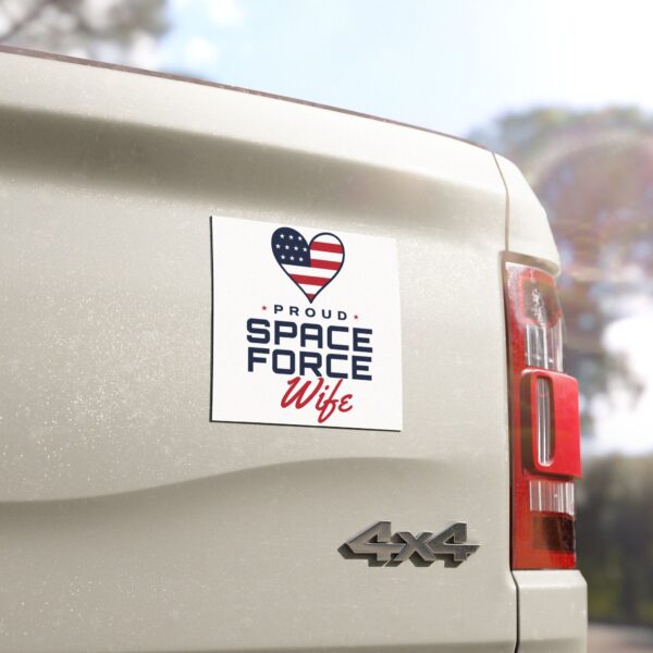 Proud Space Force Wife Car Magnet