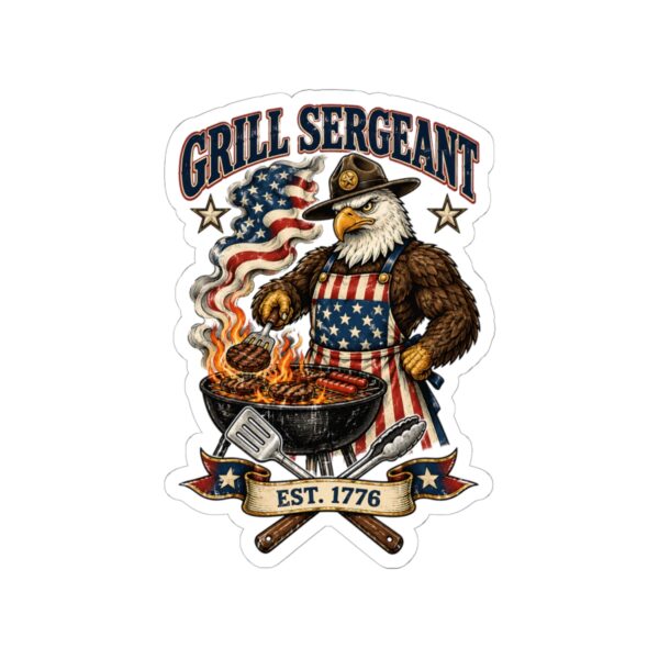 Grill Sergeant Eagle Sticker