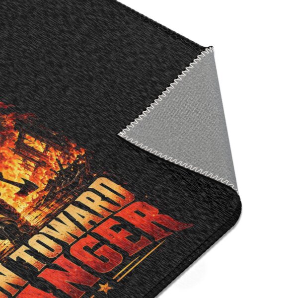 Run Toward Danger Area Rug