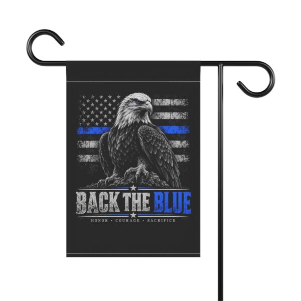 Back the Blue Garden Flag