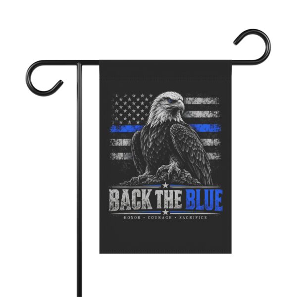 Back the Blue Garden Flag