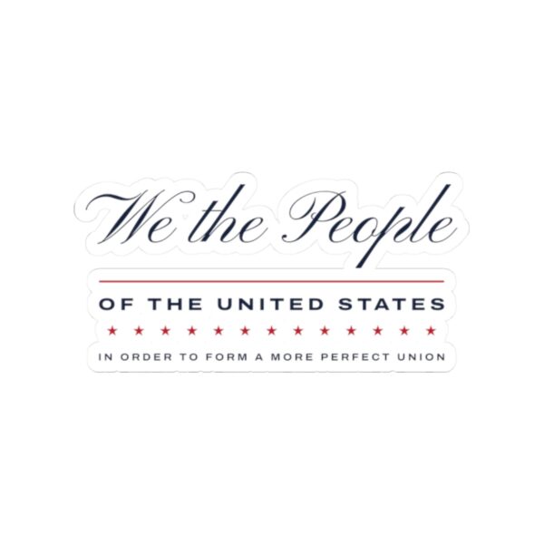 We the People Sticker