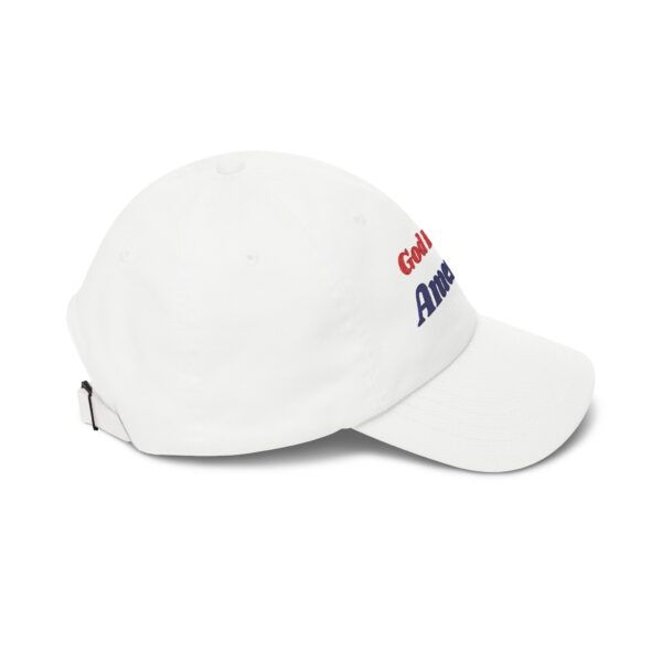 Women's God Bless America Dad Hat, White