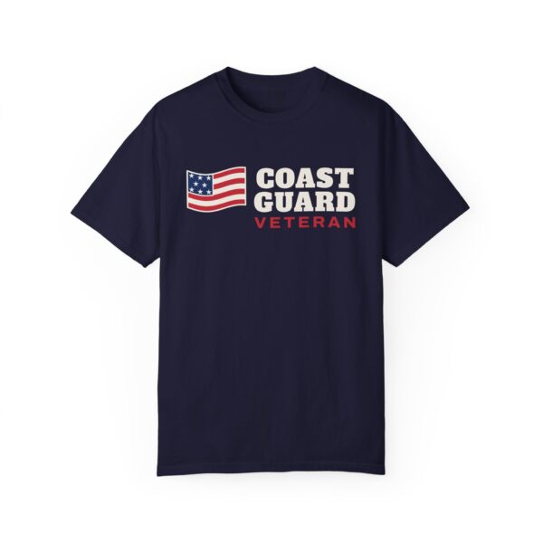 Coast Guard Veteran Flag Tee, True Navy
