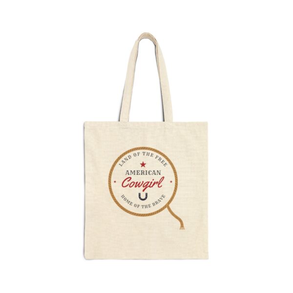 American Cowgirl Western Tote Bag, Natural