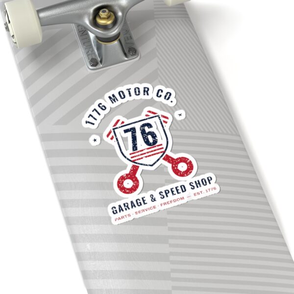 1776 Motor Co. Garage & Speed Shop Sticker
