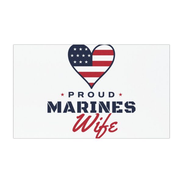 Proud Marines Wife Car Magnet