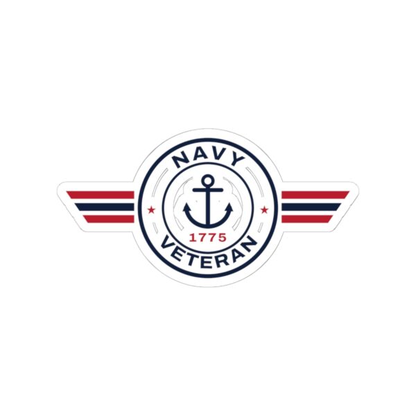 Navy Veteran Patch Sticker