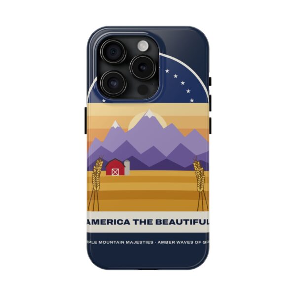 America the Beautiful Vintage Poster Tough Phone Case