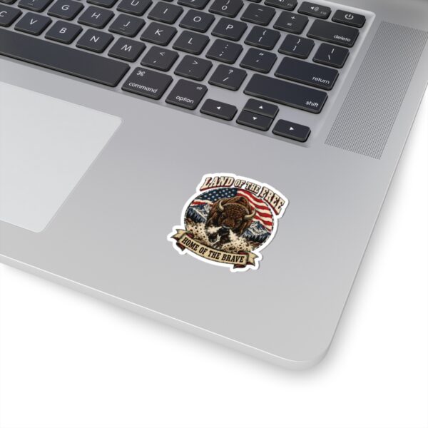 Land of the Free Bison Sticker