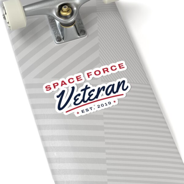 Space Force Veteran Script Sticker