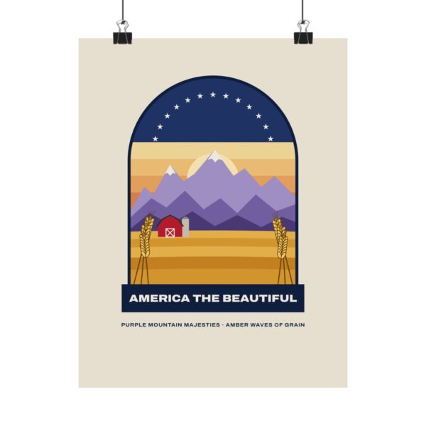 America the Beautiful Print Poster